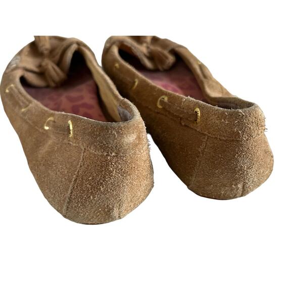 Sperry Top Sider Tan Suede Moccasins Loafers Flats Slip-on Women’s Size 7.5M - Picture 5 of 11
